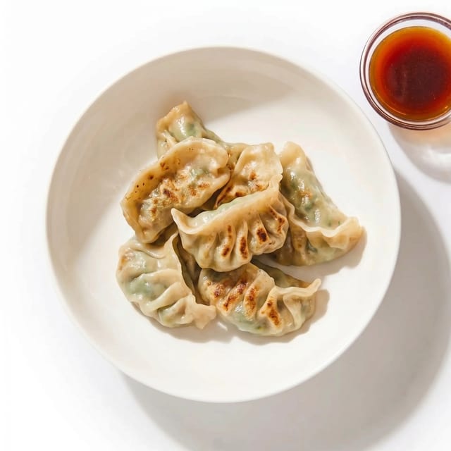 Steamed Vegetable Dumplings.