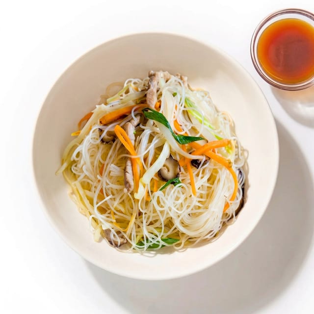 Mefen Chicken, Pork or Beef.