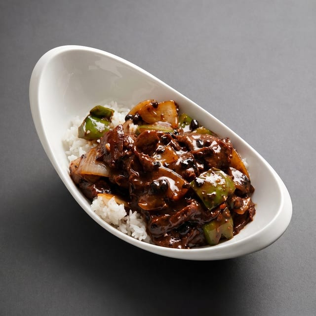 Black Bean Beef.