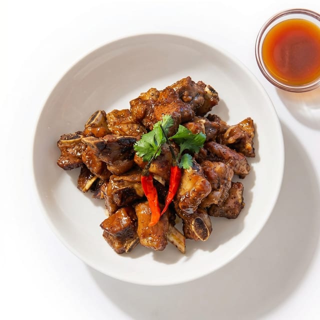 Sizzling Black Pepper Ribs.