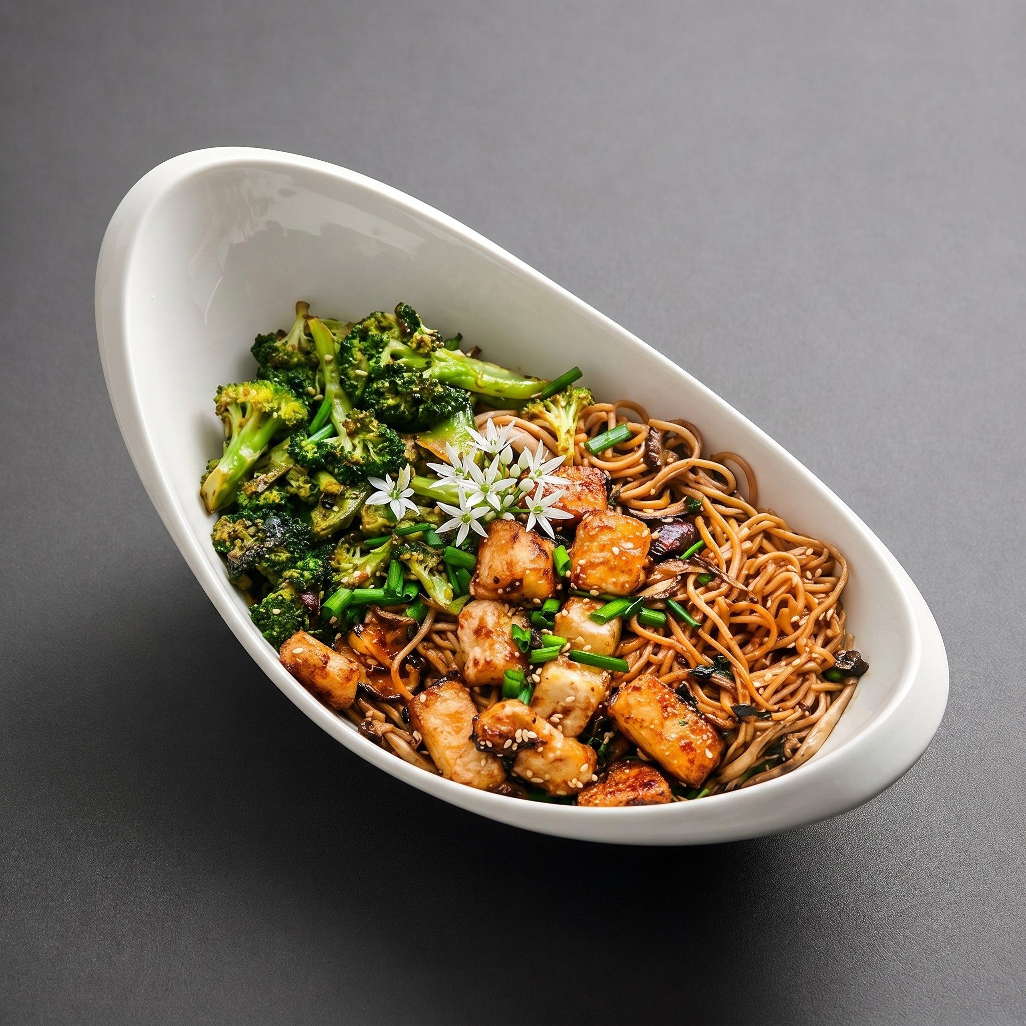 Pan Fried Noodles Veg & Tofu.