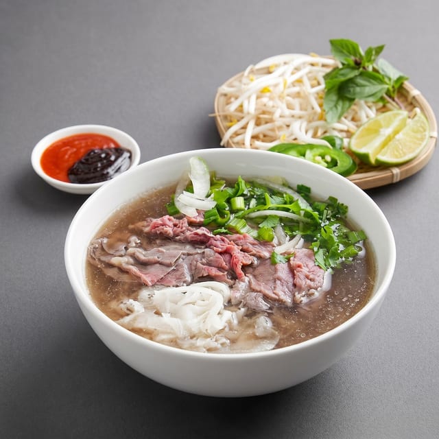 Pho Steak and Tripe.