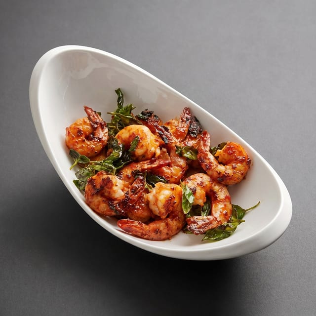 Basil Shrimp.