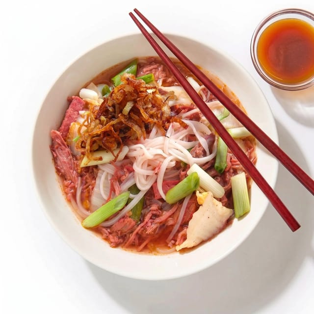 BBQ Pork Noodle Soup.