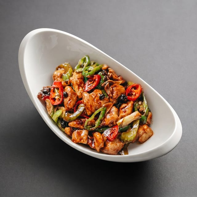 Hunan Chicken and Shrimp.