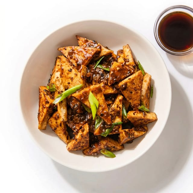 Tofu with Black Bean Sauce.
