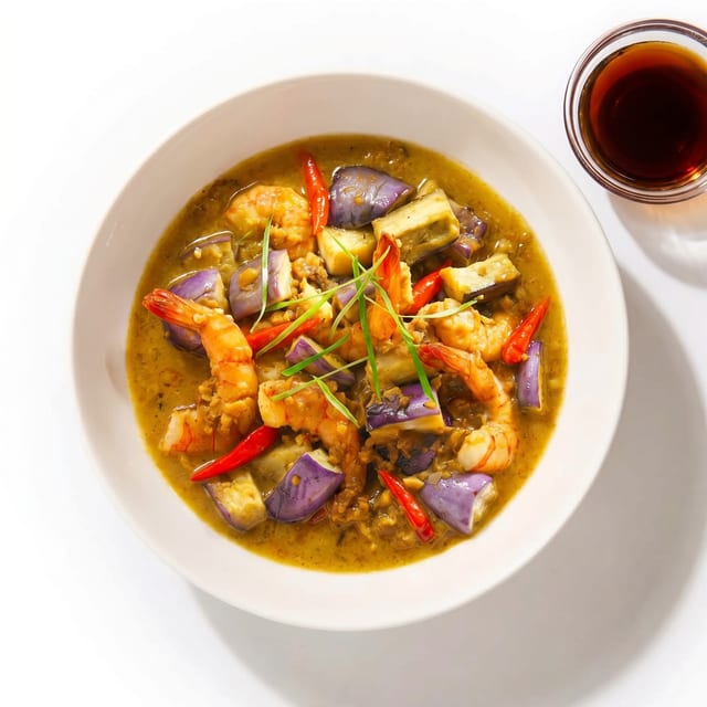 Curry Shrimp with Eggplant Spec.
