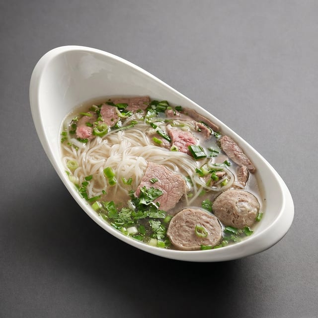 Pho Brisket and Meatball.