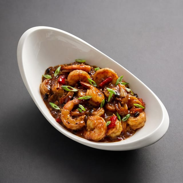 Black Bean Shrimp.