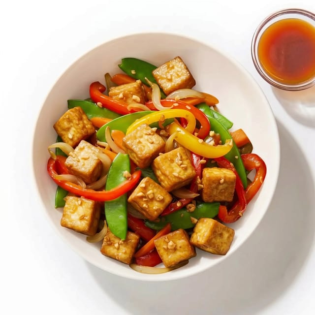 Sautéed Mixed Veg with Tofu.