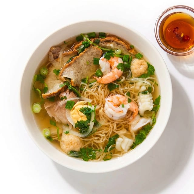 Combination Noodle Soup.