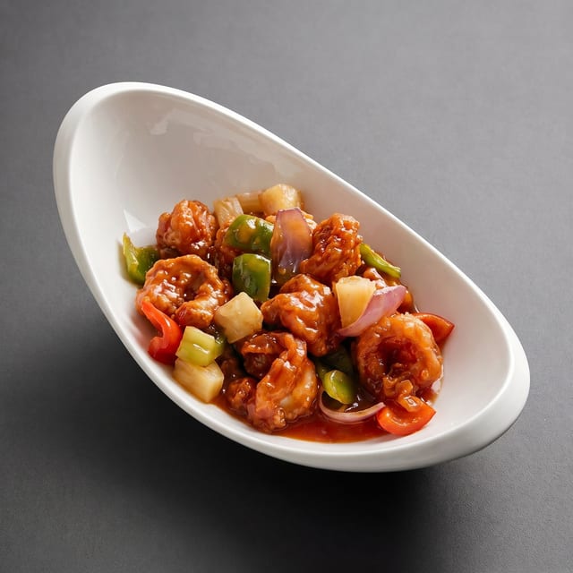 Sweet and Sour Shrimp.