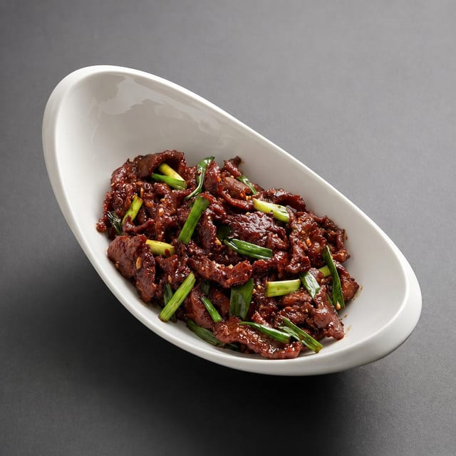Mongolian Beef Entree.