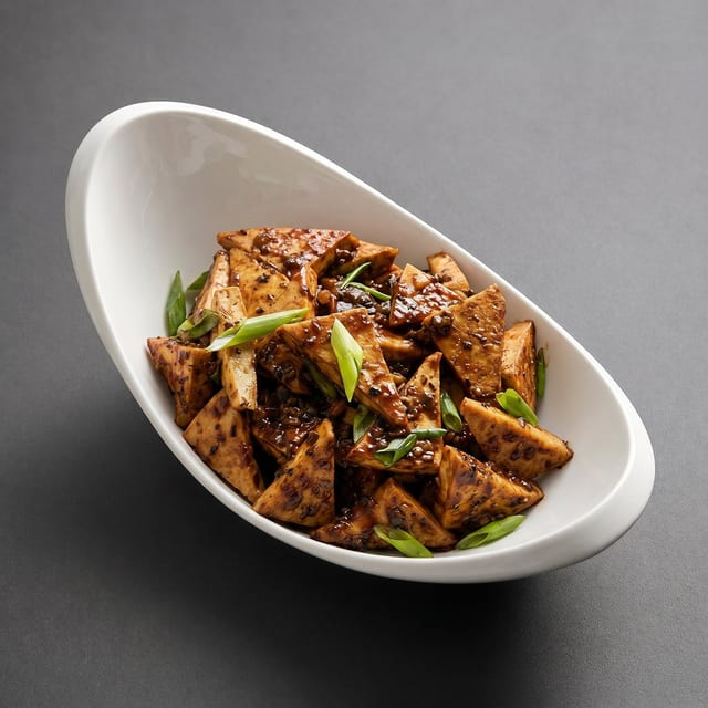Black Bean Tofu.