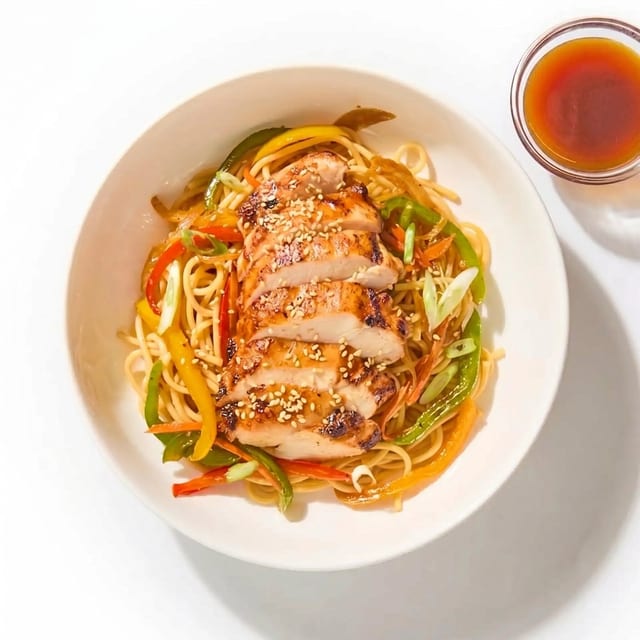 Lo Mein Chicken.