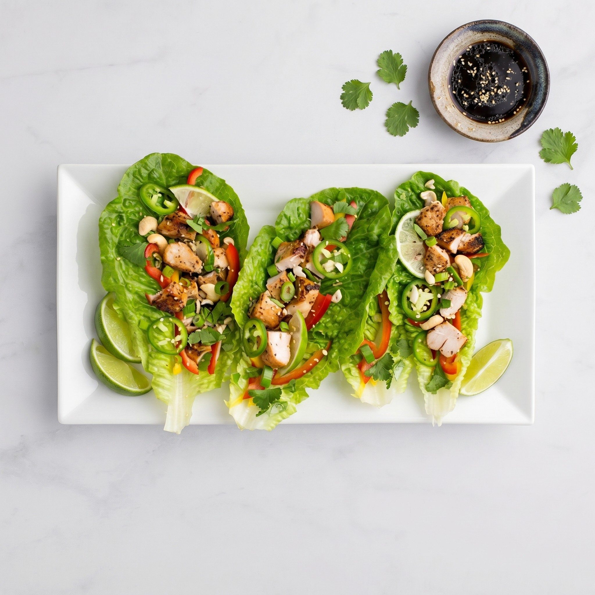 Grilled Chicken Banh Hoi.