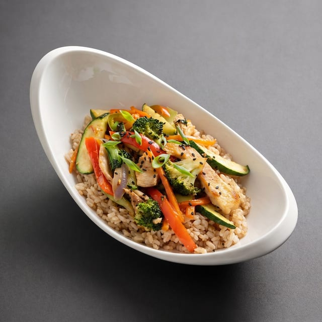 Mixed Vegetables With Chicken.